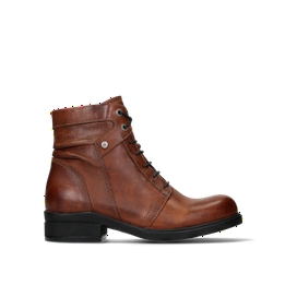Wolky - Halfhoge veterschoen - Schoenmode Kerkhof